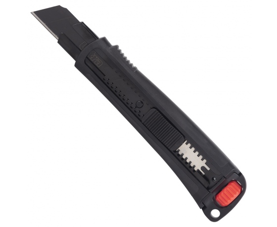 Фото 3 - Нож сегментный лезвие 25мм корпус ABS/TPR автоматический замок ULTRA