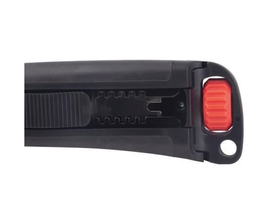 Фото 9 - Нож сегментный лезвие 25мм корпус ABS/TPR автоматический замок ULTRA