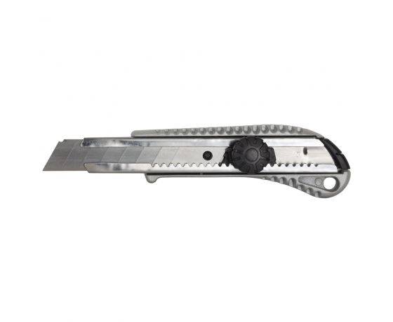 Фото 2 - Нож сегментный лезвие 18мм корпус металлический винтовой замок GRAD (8215275)