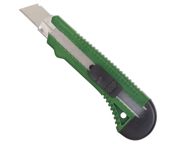 Фото 4 - Нож сегментный лезвие 18мм корпус пластиковый автоматический замок (усиленный) GRAD (8215355)
