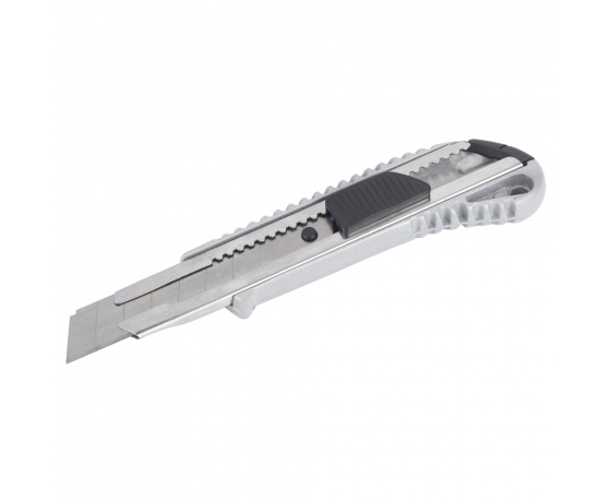 Фото 6 - Нож сегментный лезвие 18мм корпус металлический автоматический замок GRAD (8215265)