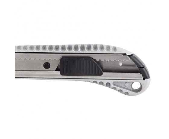 Фото 8 - Нож сегментный лезвие 18мм корпус металлический автоматический замок GRAD (8215265)