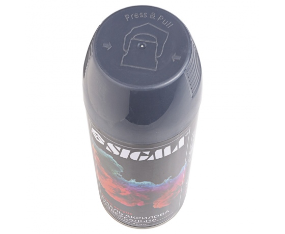 Фото 4 - Эмаль аэрозольная акриловая 400мл RAL 8019 серо-коричневый глянец SIGMA (2736731)