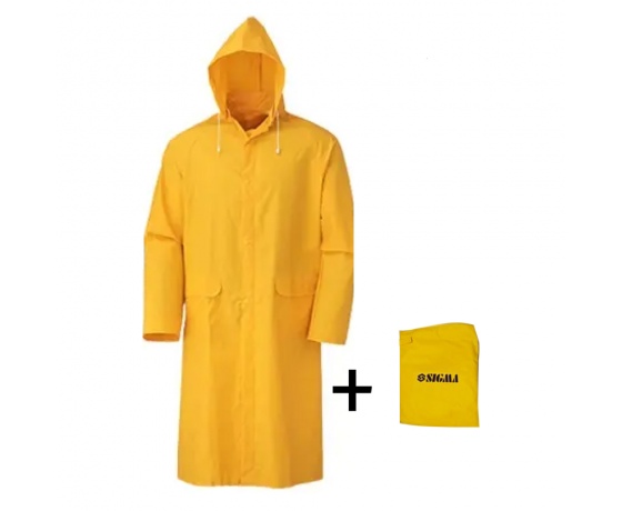 Фото 2 - Плащ от дождя Storm XXL желтый SIGMA (9461401)
