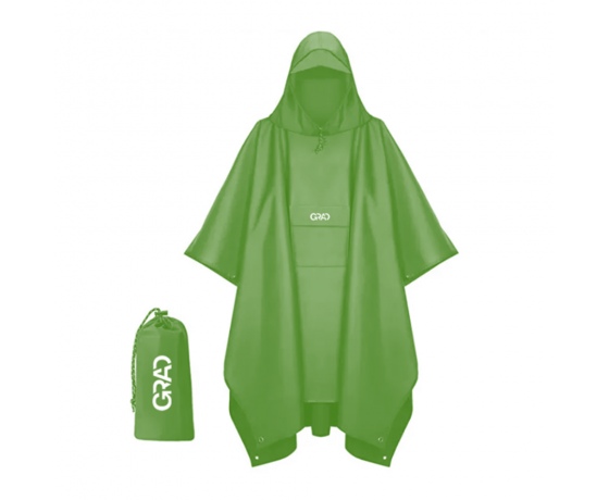 Фото 2 - Плащ-пончо от дождя Invisible оливковый GRAD (9461945)
