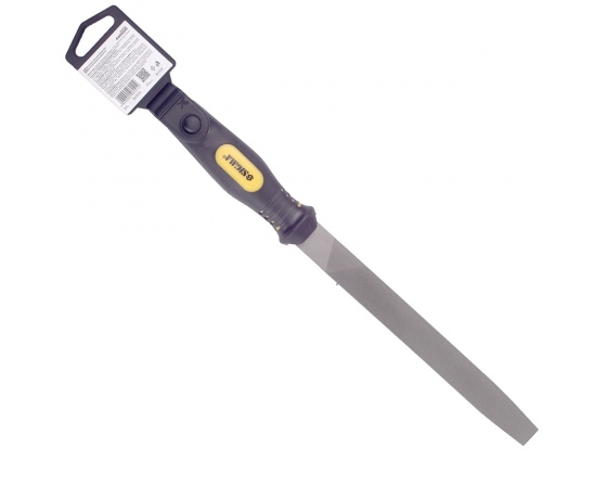 Фото 3 - Напильник плоский 200мм №2 двухкомпонентная рукоятка SIGMA (4406241)