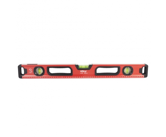 Фото 2 - Уровень магнитный 3 капсулы + зеркальный глазок 2 рукоятки 60см ULTRA (3716222)