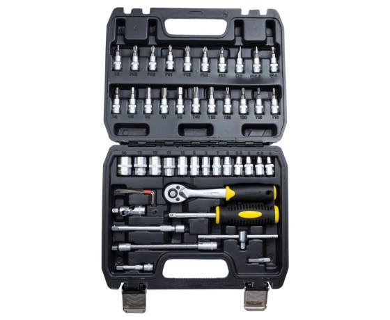 Фото 4 - Набор насадок торцевых и бит 1/4