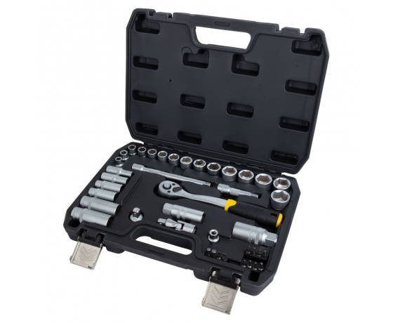 Фото 2 - Набор насадок торцевых и бит 3/8