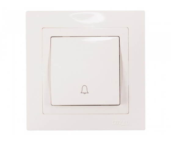 Фото 2 - Кнопка звонка Luxel BRAVO (5017) белая