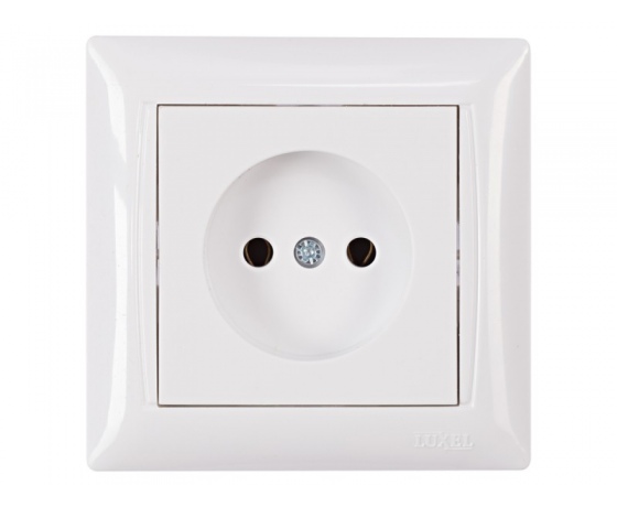 Фото 2 - Розетка одинарная Luxel PRIMERA (3001) белая