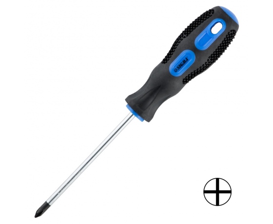 Фото 2 - Отвертка крестовая PH1×100мм СrV SIGMA (4006531)
