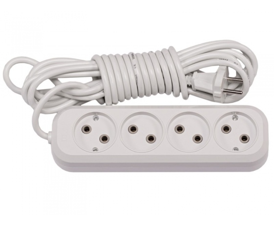 Фото 2 - Сетевой удлинитель Luxel 4 розетки 2М (7142)