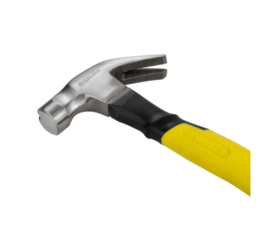 Фото 4 - Молоток-гвоздодер 225г фиберглассовая ручка (магнит) SIGMA (4315021)