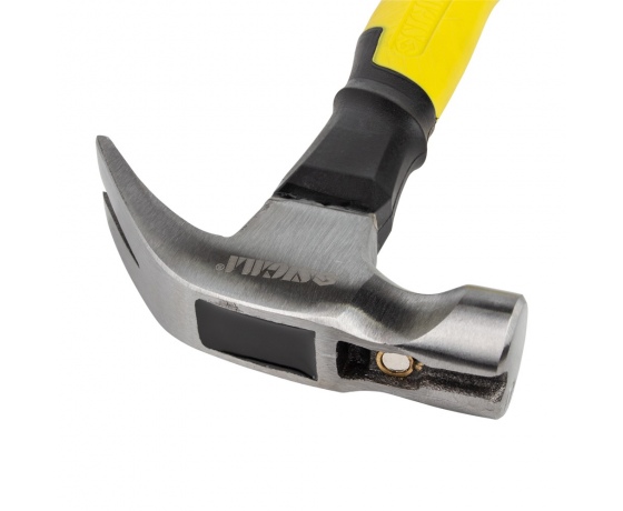 Фото 5 - Молоток-гвоздодер 225г фиберглассовая ручка (магнит) SIGMA (4315021)