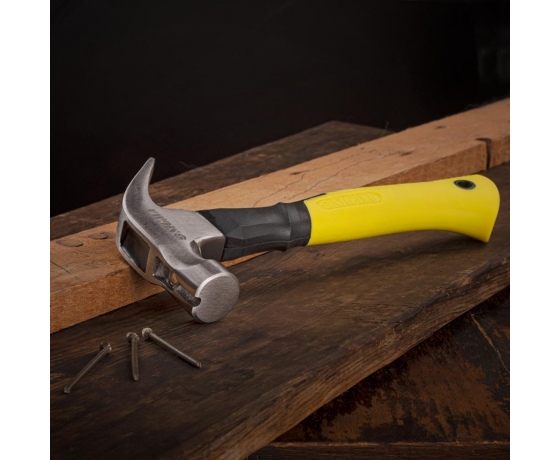 Фото 7 - Молоток-гвоздодер 225г фиберглассовая ручка (магнит) SIGMA (4315021)