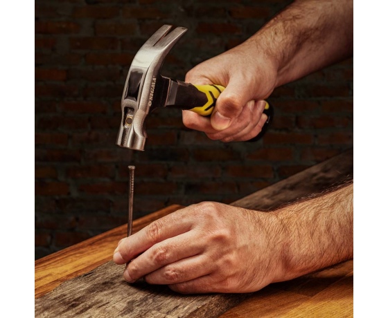 Фото 9 - Молоток-гвоздодер 225г фиберглассовая ручка SIGMA (4315031)