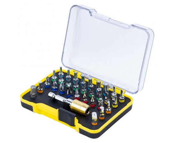 Фото 3 - Набор бит + адаптер 32шт S2 Chrome (кейс) SIGMA (4013811)