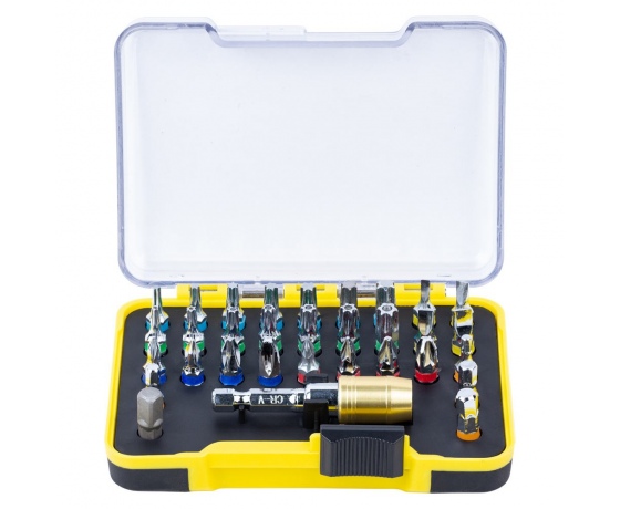 Фото 4 - Набор бит + адаптер 32шт S2 Chrome (кейс) SIGMA (4013811)