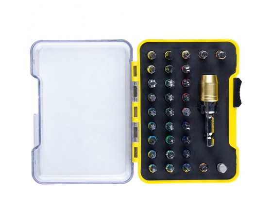 Фото 5 - Набор бит + адаптер 32шт S2 Chrome (кейс) SIGMA (4013811)