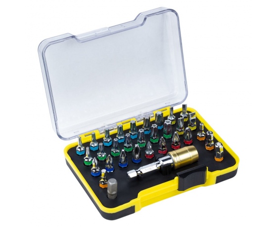 Фото 2 - Набор бит + адаптер 32шт S2 Chrome (кейс) SIGMA (4013811)