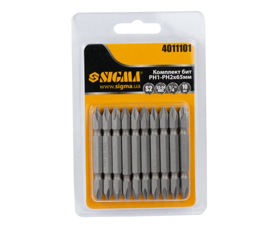 Фото 2 - Набор бит двухсторонних PН1-PН2×65мм 1/4