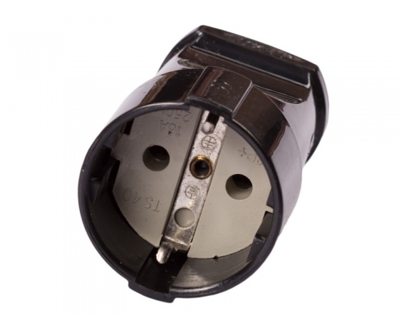 Фото 3 - Штепсельное гнездо Luxel с заземлением (1103)