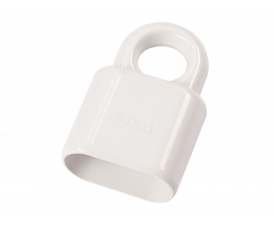 Фото 2 - Штепсель Luxel плоский с кольцом (1024)