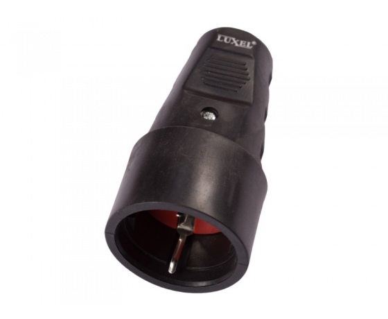 Фото 2 - Штепсельное гнездо Luxel каучуковое с заземлением (1127)