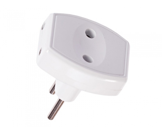 Фото 2 - Тройник Luxel плоский белый (1012)