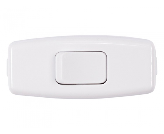 Фото 2 - Выключатель Luxel для бра белый (1007)