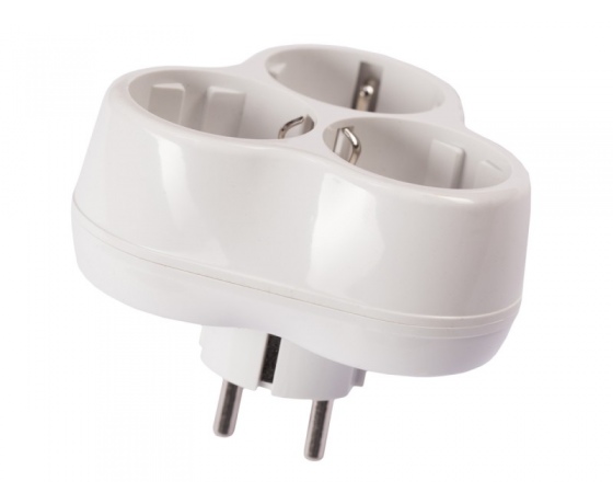 Фото 2 - Тройник Luxel с заземлением (1008)