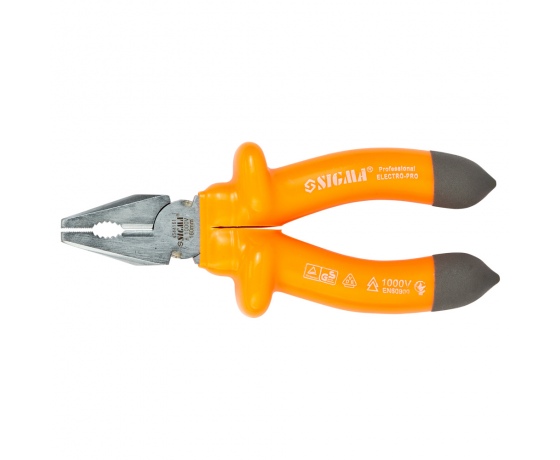 Фото 2 - Плоскогубцы диэлектрические 160мм 1000В SIGMA (4344161)