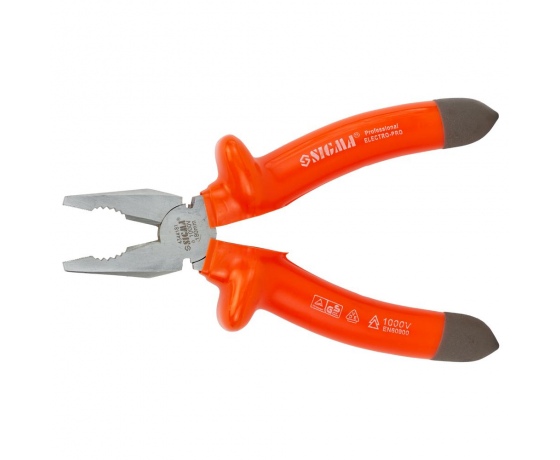 Фото 3 - Плоскогубцы диэлектрические 180мм 1000В SIGMA (4344181)