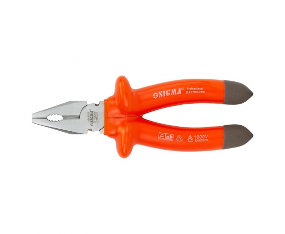 Фото 2 - Плоскогубцы диэлектрические 180мм 1000В SIGMA (4344181)