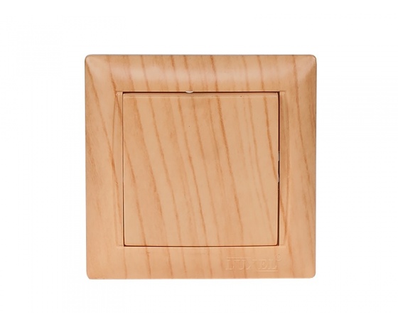 Фото 2 - Выключатель Luxel PRIMERA (3802) сосна