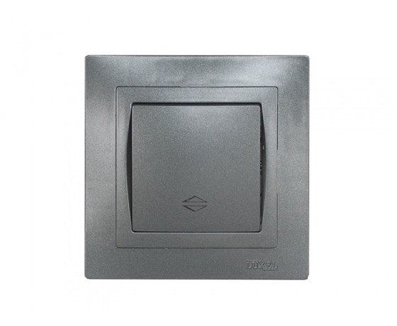 Фото 2 - Выключатель проходной Luxel BRAVO (5715) графитовый