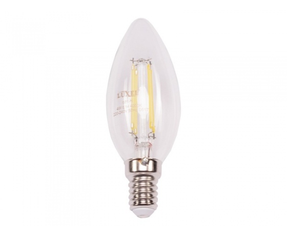 Фото 2 - Филаментная светодиодная лампа Luxel 071-N 4W E14 4000K 440 lm 4 нити  (071-N 4W)