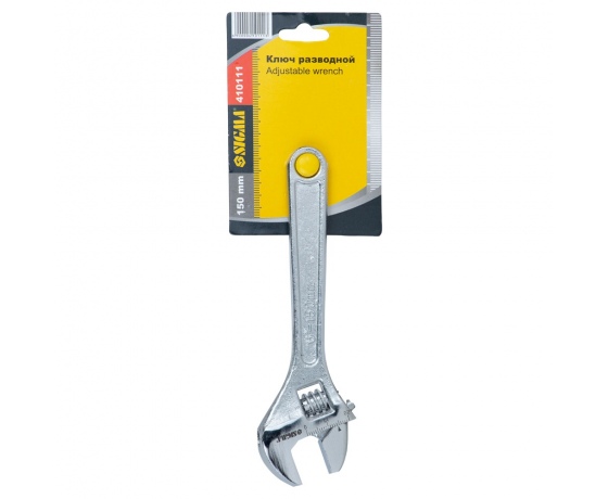 Фото 6 - Ключ разводной 150мм CrV SIGMA (4101111)