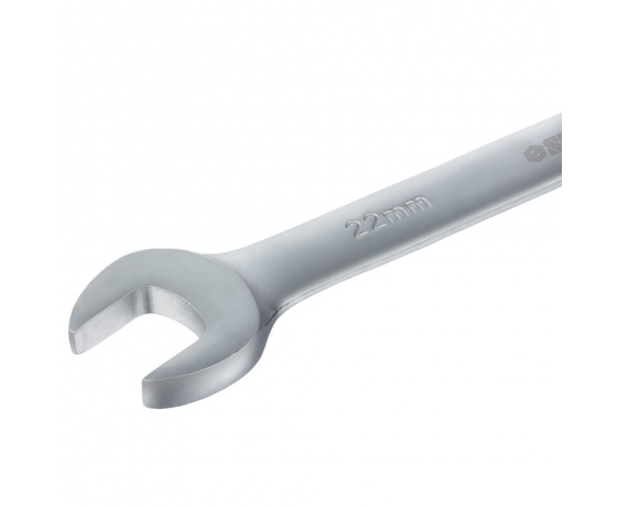 Фото 5 - Ключ рожково-накидной трещоточный 22мм CrV satine SIGMA (6022221)