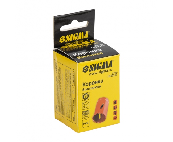 Фото 5 - Коронка биметалл Ø14мм SIGMA (1530141)