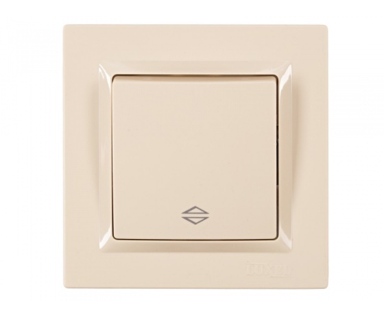 Фото 2 - Выключатель проходной Luxel JAZZ (9315) кремовый