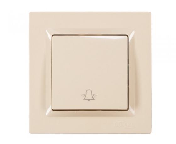 Фото 2 - Кнопка звонка Luxel JAZZ (9317) кремовая