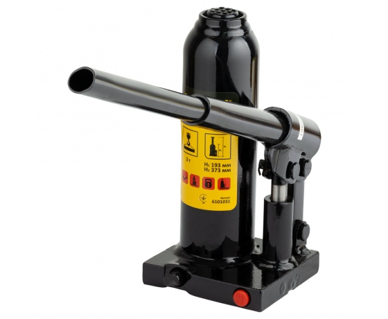 Фото 3 - Домкрат гидравлический бутылочный 3т H 193-373мм SIGMA (6101031)