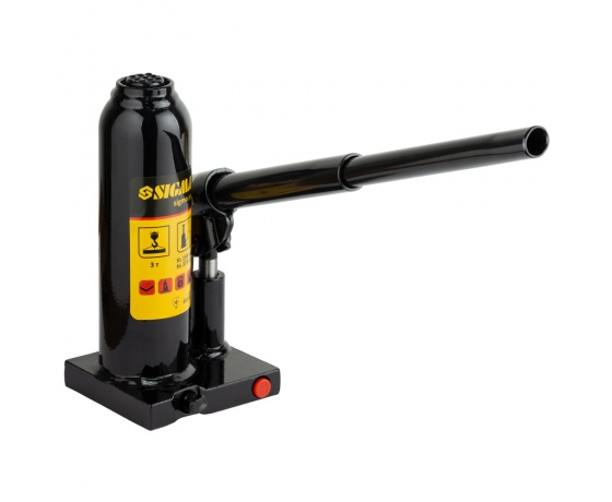 Фото 4 - Домкрат гидравлический бутылочный 3т H 193-373мм SIGMA (6101031)