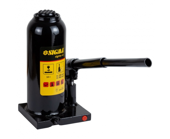 Фото 4 - Домкрат гидравлический бутылочный 10т H 230-460мм SIGMA (6101101)