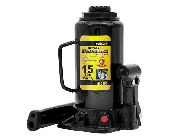 Фото 4 - Домкрат гидравлический бутылочный 15т H 230-460мм SIGMA (6101151)