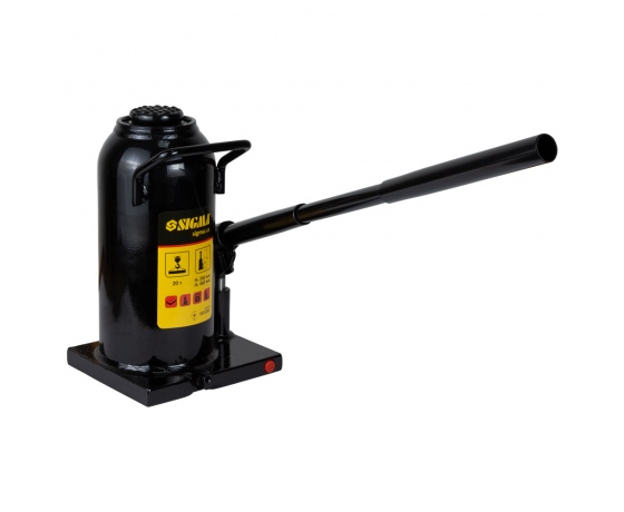 Фото 4 - Домкрат гидравлический бутылочный 20т H 242-452мм SIGMA (6101201)