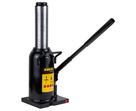 Фото 6 - Домкрат гидравлический бутылочный 20т H 242-452мм SIGMA (6101201)