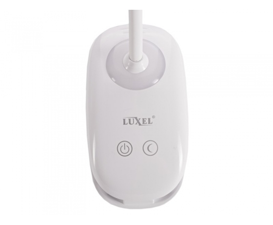 Фото 4 - Светодиодный настольный светильник Luxel Прищепка  6W IP20 (белый)+USB,ночник (TLC-04W)